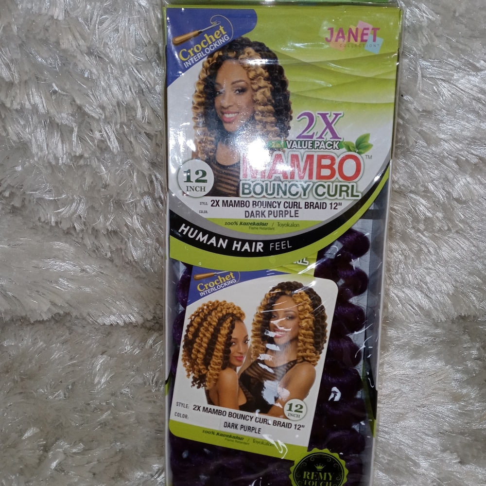 Janet Mambo 2x Bouncy Curl Braids 12"